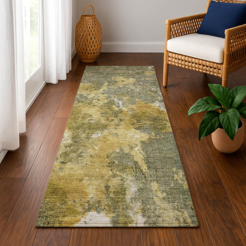 Premium Machine Washable Lubbers AMF1756 Modern Rug, Runner 2'3" x 7'6"