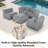 5-Piece Outdoor Sectional Sofa For Patio, Garden And Swimming Pool-96735168