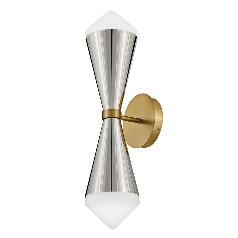 Armed Sconce, Polished Nickel
