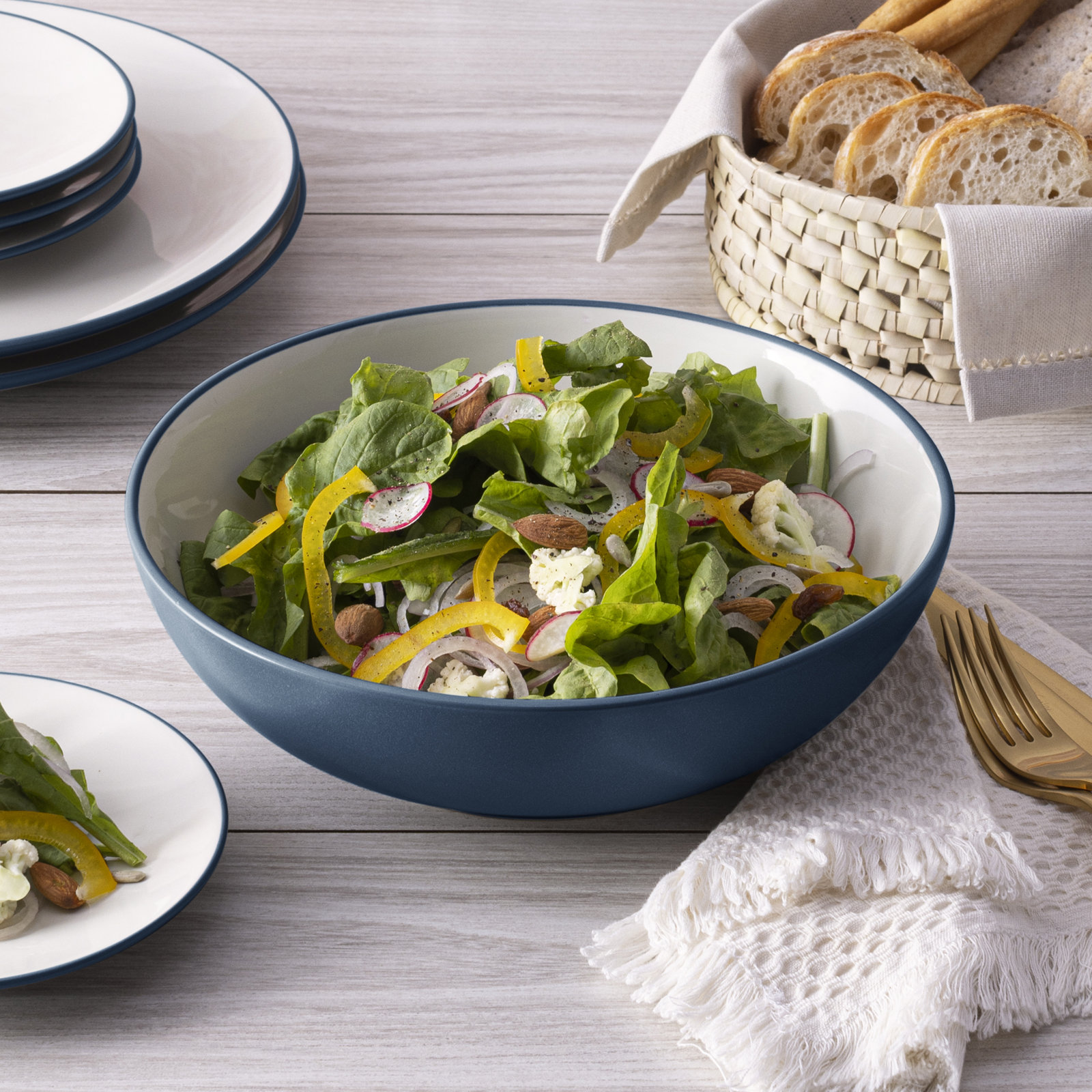 Colorwave Vegetable Bowl, Blue