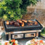 Charcoal Hibachi Grill – 16″ Outdoor Charcoal BBQ Grill for Backyard & Patio Cooking