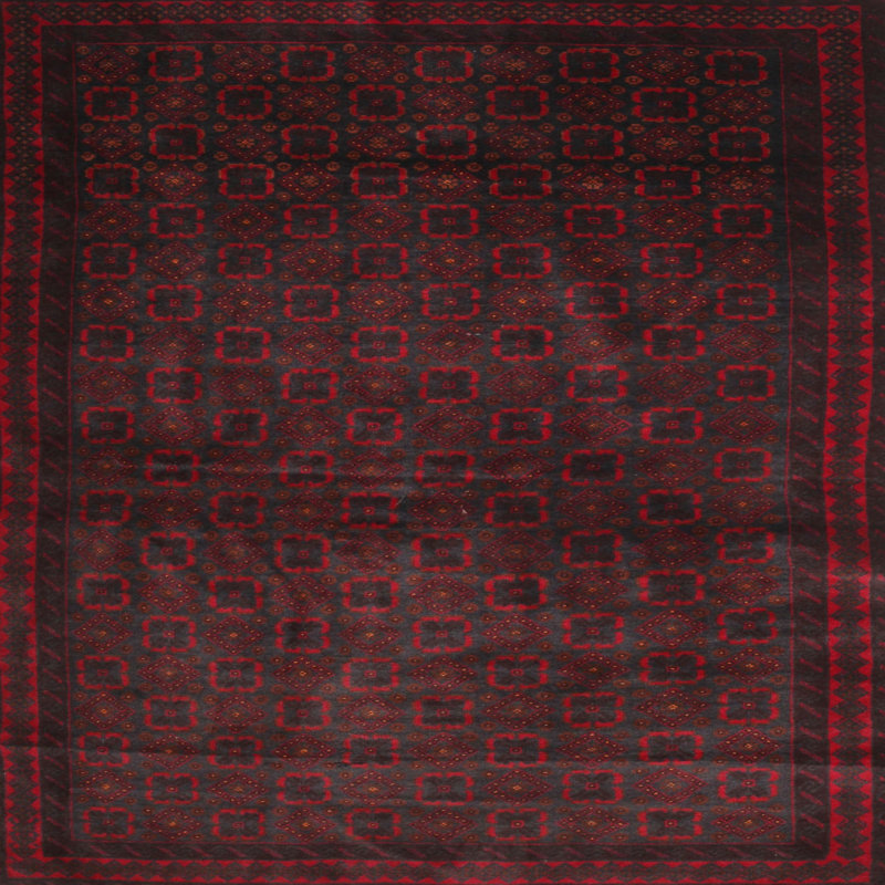Tapis zone géométrique contemporaine, Carré 5 pi
