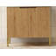 Armoire autoportante 30 po sans lavabo, avec comptoir blanc Carrara et 2 portes, grain de bois