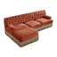 Canapé modulaire en velours 3 places Cloud-133592289