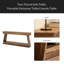 Table de canapé à deux niveaux, table d'entrée polyvalente, console