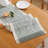 Polyester Farmhouse Table Runner With Tassels-974458407