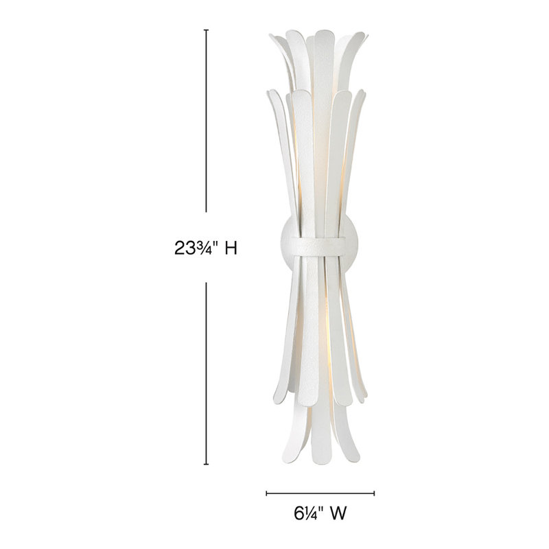 Hinkley Reina Sconce, Textured Plaster
