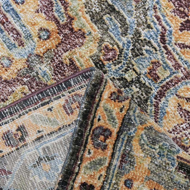 Gray Alchemy Silk Rug - 7'11" x 9'10"