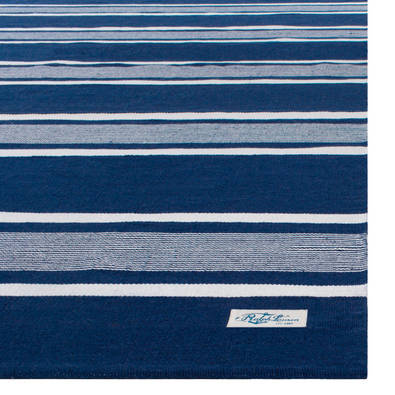 Ralph Lauren Harborview Stripe Performance Striped Rug, Rectangle 2' x 3'
