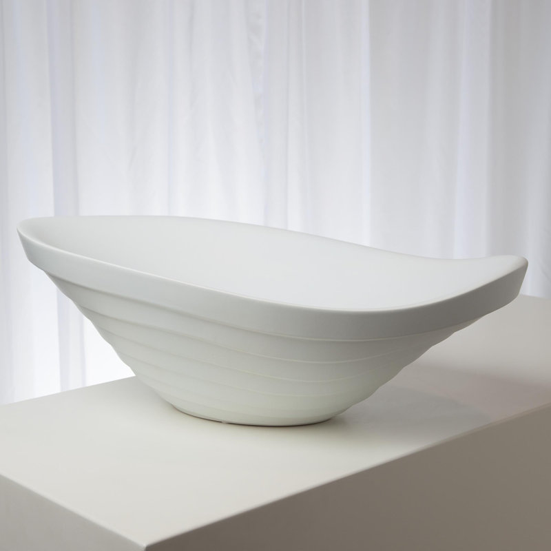 Terrace Bowl-Matte White
