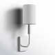 Tedder Single Light Steel Dimmable Candle Wall Light