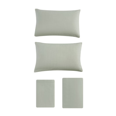 Eddie Bauer Solid Cotton Flannel Sheet Sets