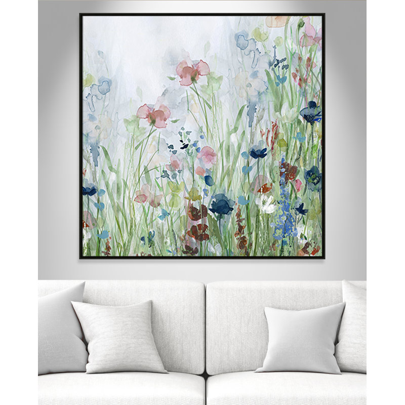 Collection «Wildflower Meadow» par Carol Robinson, Espresso, H 46,5 po x l 46,5 po x P 2 po