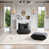 Black Faux Leather selected