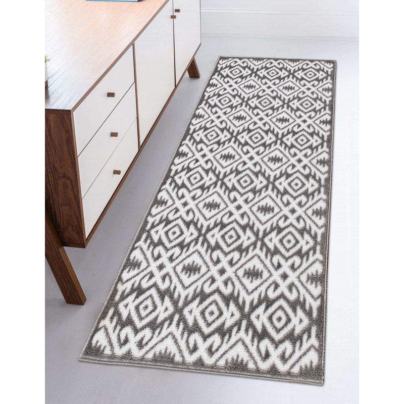 Daraksha Kitchen Mat 2 piece Non Slip Washable Set, 24"x59" & 24"x35"