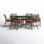 Ensemble repas extérieur en aluminium pour 6 personnes Arelli-1121963755