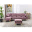 Canapé modulaire réversible avec repose-pieds de 114,42 po Williamsen-759733656
