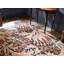 Morris Hand Tufted Wool Floral Area Rug in Orange-63003999