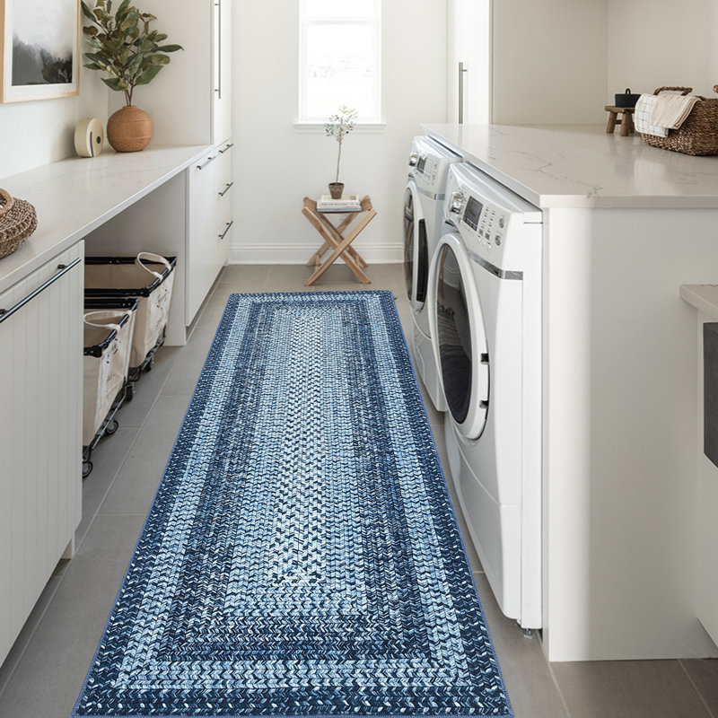 Area Rug, Gray-Blue, 60*230cm