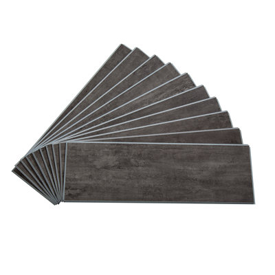 Palisade 22.8 in. x 7.31 in. Interlocking Vinyl Waterproof Wall/Backsplash Tiles