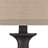Ensemble de lampes de table noires 25 po Abbigal