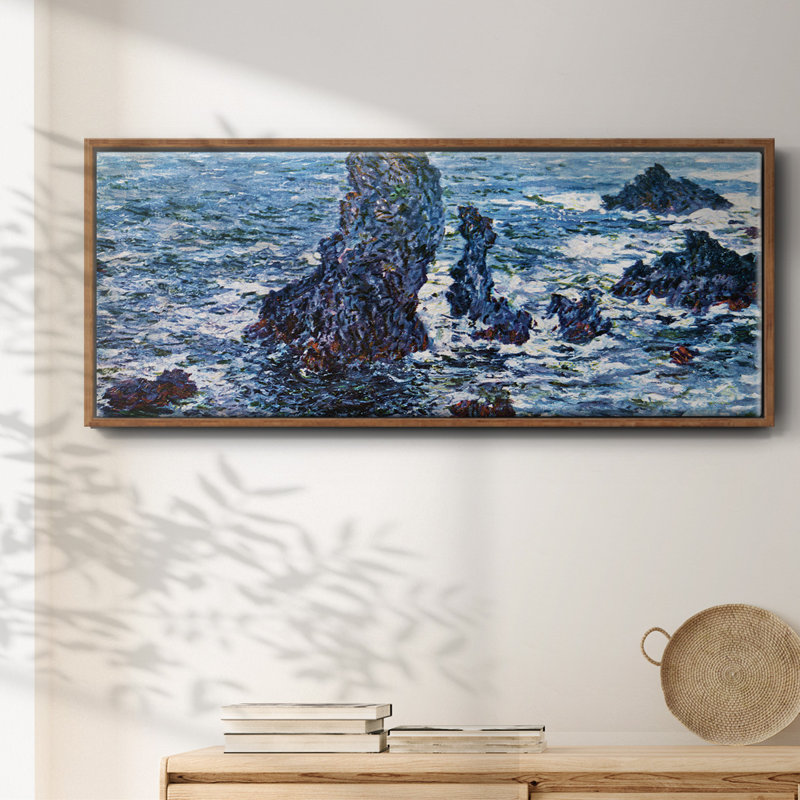 Rocks on Belle - Framed Canvas