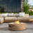 Patio Round Shape Fire Pit, 30, 000BTU