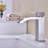 Waterfall Spout Bathroom Sink Single Handle Faucet with Pop-Up Drain (with Overflow)-115827293