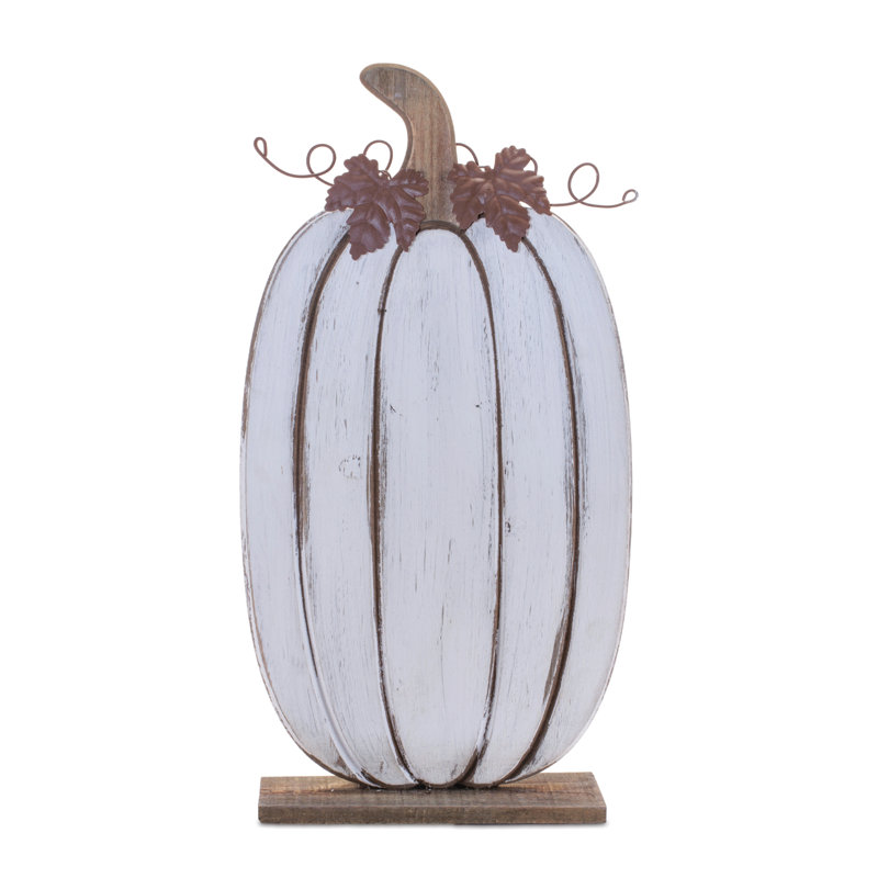 Distressed Wood Pumpkin Décor