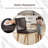 Modern Upholstered Dining Chairs, Armless Kitchen Side Chairs with Solid Wood Legs-76622096