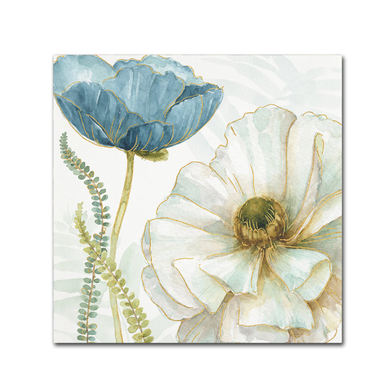 «My Greenhouse Flowers III» par Lisa Audit - impression sur toile tendue, H 14 po x l 14 po x P 2 po