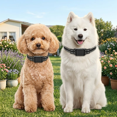 Installation sans fil pour 2 animaux de compagnie, avec écran ACL, intensité de correction réglable, couverture de 50 à 999 pi, colliers rechargeables, conçu pour les applications extérieures