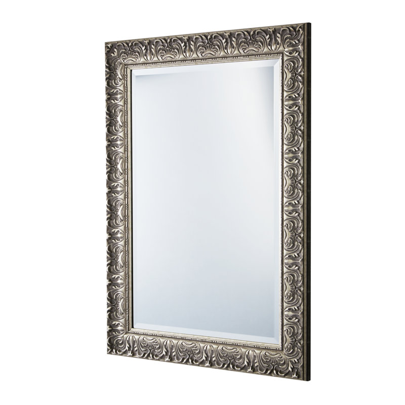 Rectangle Mirror, Silver, 77 cm H x 62 cm W