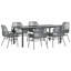 Ensemble repas de patio avec coussins en verre et poly rotin-727446055-727446050-727446049