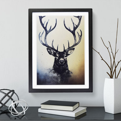 Wild Stag - Single Picture Frame Print