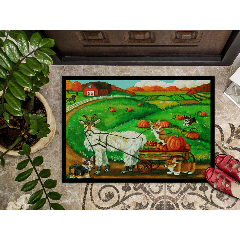Thanksgiving Outdoor Doormat, 2' x 3'