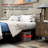 Metal Slat Headboard Design Bed-1744611823