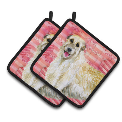Caroline's Treasures Striped Polyester Potholder