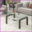 Table basse en verre trempé transparent à 2 couches pour le salon, facile à nettoyer et amp; Peu encombrant-1427632809-1427632813