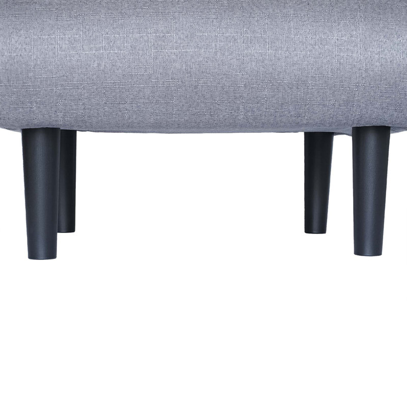 Folding Sofa Chair in Grey, Compact and Comfortable for Versatile Seating and Space-Saving Solutions.