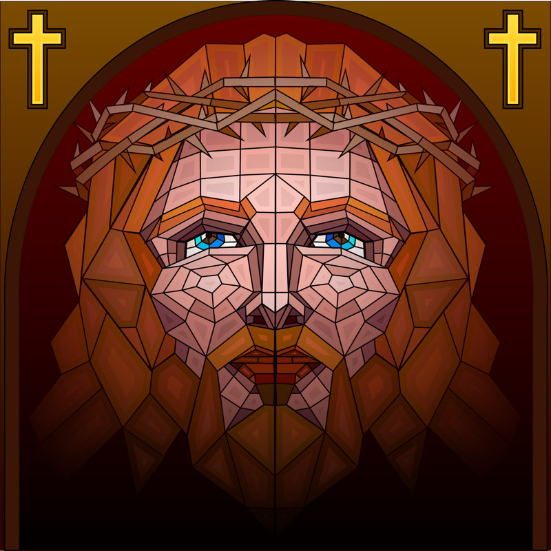 Glass Of Jesus Christ by Snapgalleria - Wrapped Canvas Painting, 30cm H x 30cm W