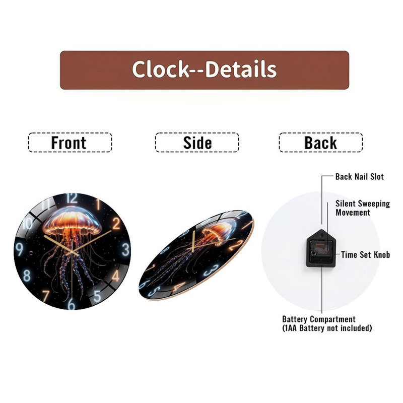 Horloge murale 12 po