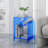 Modern Clear Acrylic End Table, Shaped Sofa Side Table and Narrow Bedside Nightstand for Living Room, Contemporary Accent Table-1637984103