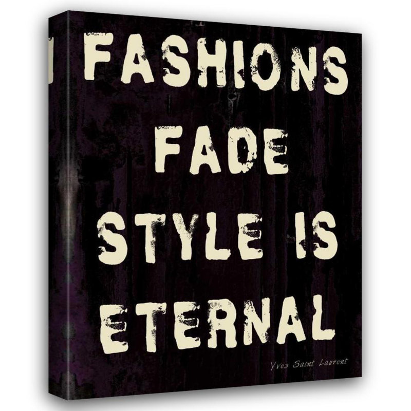 Art encadré sur toile, Trinx Stimson, Diane: Fashion YSL, H 46 po x l 36 po
