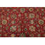 Tapis traditionnel rétro en laine rouge noué à la main 9 pi 11 po x 12 pi 9 po