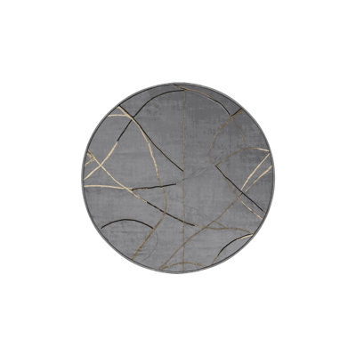 Machine Washable Gray Area Rug