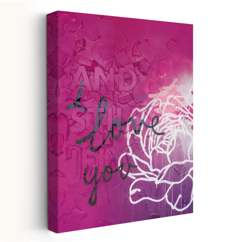 «And Still I Fly» - art abstrait avec fleurs noires, H 48 po x l 32 po