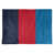 Bleu marine / rouge / bleu poudre