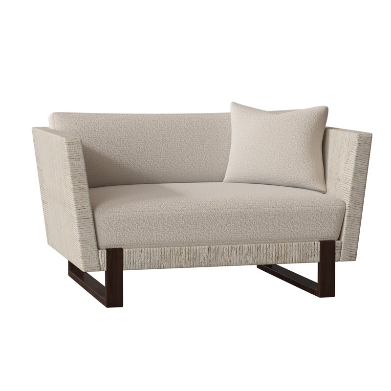 Maya Upholstered 54.5'' Loveseat, Cream Boucle 1146-002