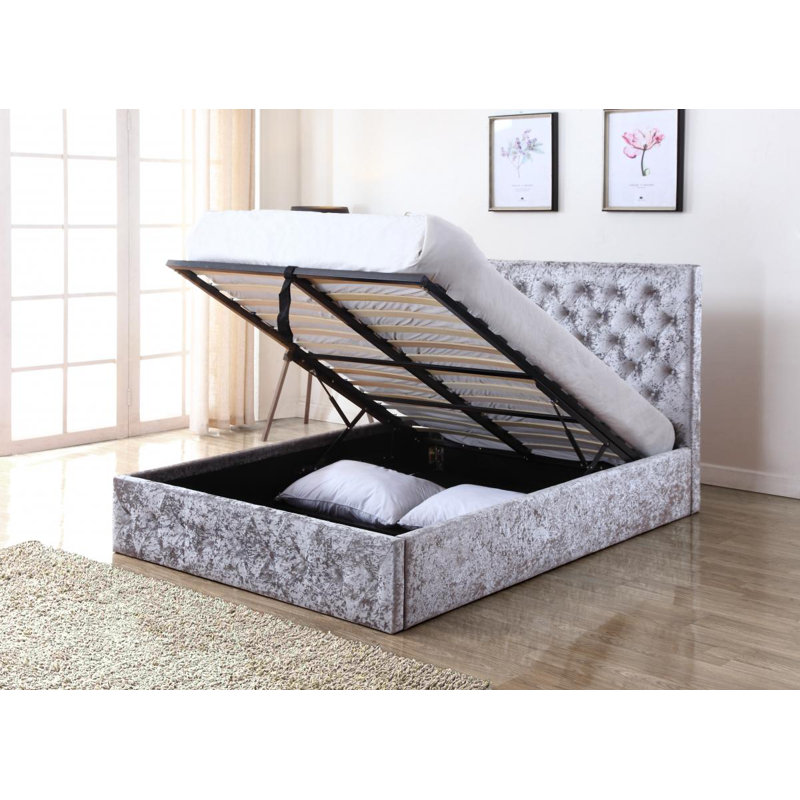 Johnathon Upholstered Ottoman Storage Bed, Kingsize (5')